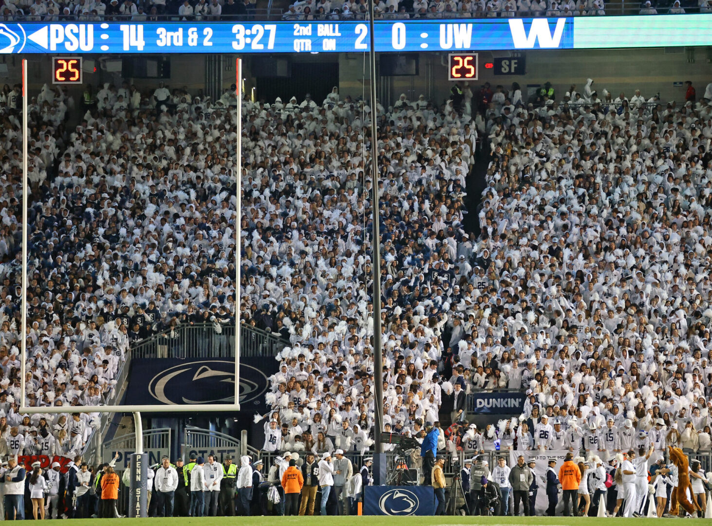 State College - White Out crowd