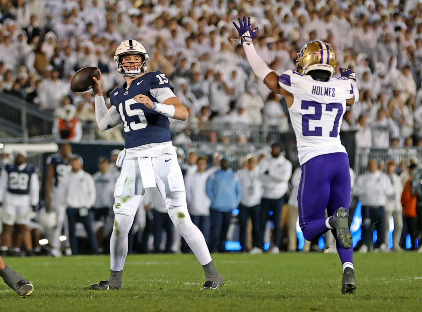 State College - Burdick washington 1st half allar throw