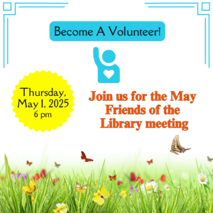 May Friends of the Library poster (1080 x 1080 px)