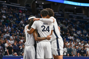 Penn State men rally past Wisconsin in its regular-season finale