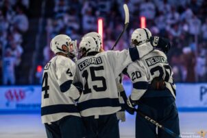 Penn State Men’s Hockey Defeats Michigan 5-2 to Advance to Big Ten Tournament Semifinals