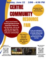 Advocacy Groups to Host Centre County Community Resource Fair
