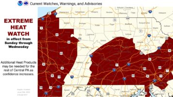 Extreme Heat Watch Issued for Centre County. Here’s What to Expect