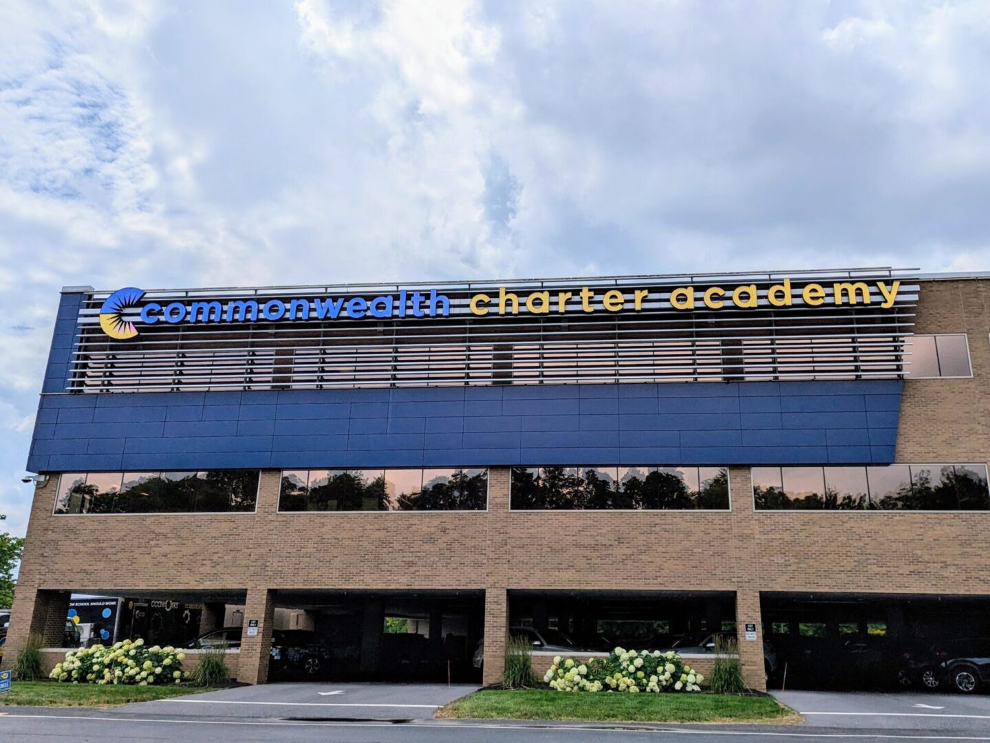 Commonwealth Charter Academy's building in Harrisburg, PA.