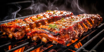A Labor Day feast: Ribs and corn salad anchor the holiday table
