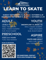 Learn to Skate Classes at Pegula Ice Arena