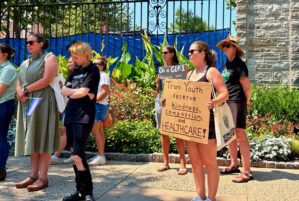 Protesters Rally in Downtown State College to Defend Access to Gender-Affirming Care for Youth