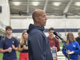 James Franklin Updates RB3 Battle, Defensive Playcalling and TJ Shanahan’s Progress