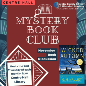 Mystery Book Club November social (1) – Kathleen Edwards