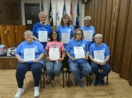 AMERICAN LEGION AUXILIARY 131 COLLECTS POPPY DONATIONS