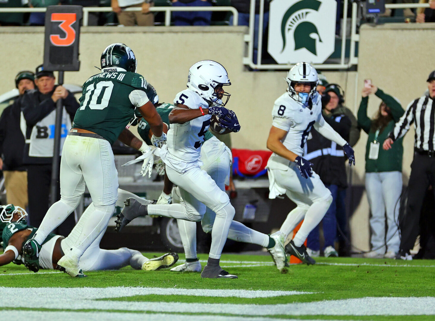 Penn State Football Game 10 Snap Counts Against Michigan State