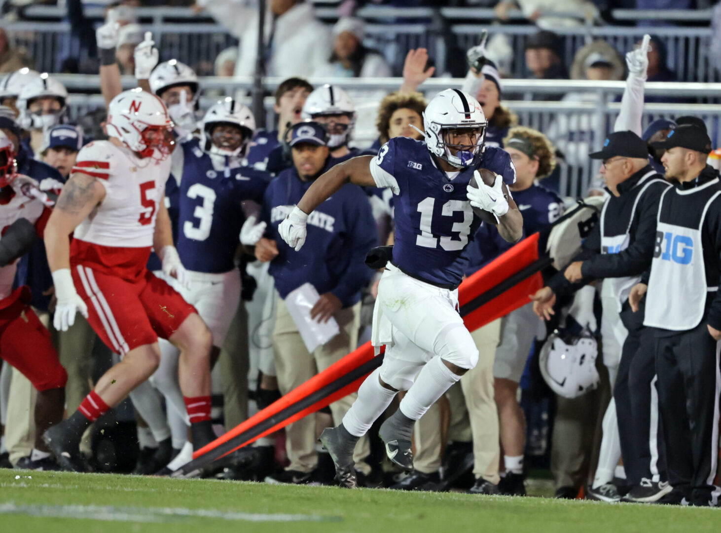 Kaytron Allen, Nick Singleton Make Penn State History in Win Over Nebraska