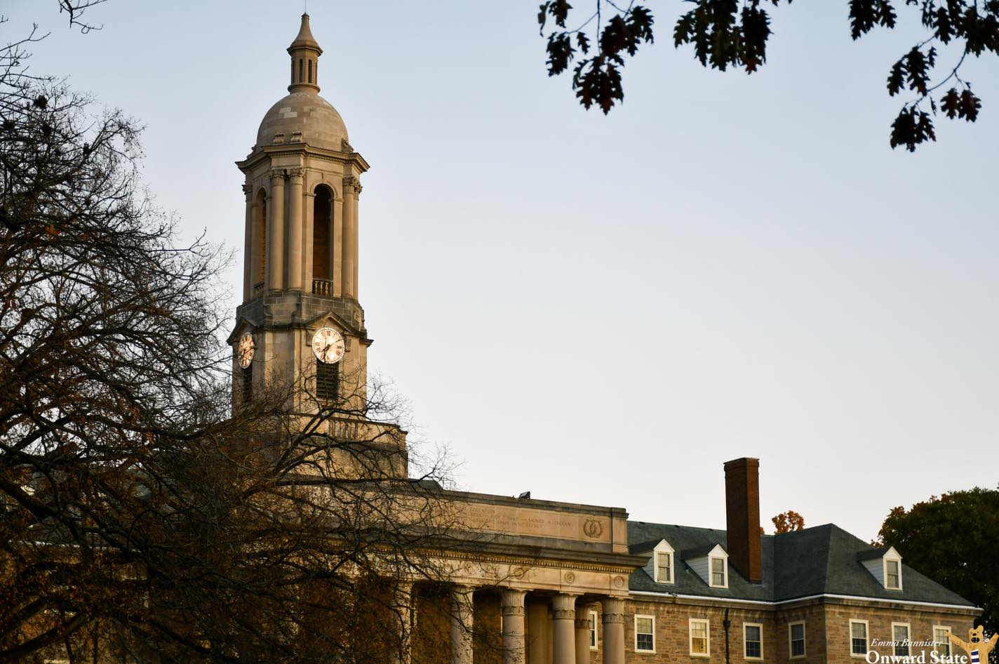 Old Main at Penn State's University Park campus on Oct. 27, 2025