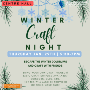 Winter Craft night (Instagram Post) – Kathleen Edwards