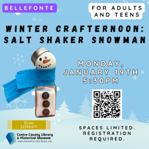 salt shaker snowman – Amelia Benner