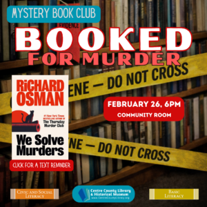 February 2026 Booked for Murder social and webvbsite – Julie Valora
