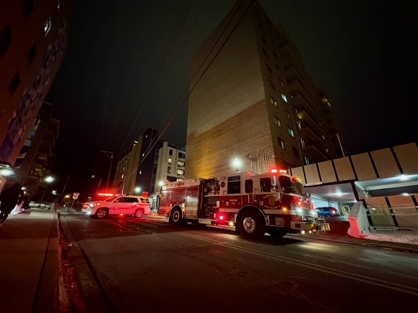 Alpha Fire Company Responds to Carbon Monoxide Leak, Burst Pipe at 2 Downtown State College Apartment Buildings