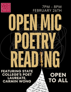 Poetry Events flyers