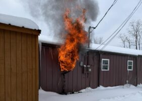 Fire Damages Philipsburg Area Business