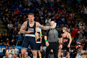 9 Penn State Wrestlers Advance to Big Ten Semifinals, Nittany Lions Lead Team Race