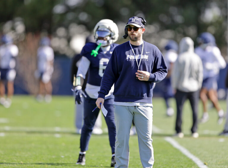 Penn State OC Taylor Mouser Evaluates Fall Camp Progress, Names Top Performers