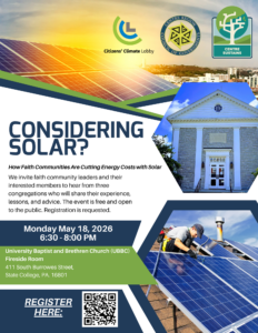 Faith Communities Solar 2026