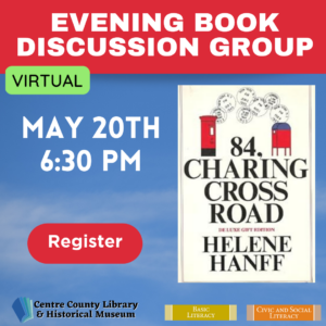 May 2026 Virtual Book Discussion social – Ashley Hoover