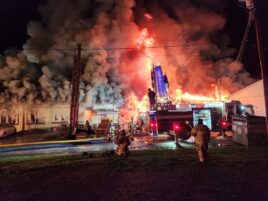 Late Night Fire Destroys Howard Business