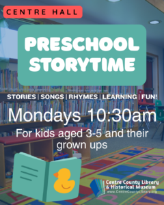 CH preschool storytime 2026