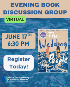 June 2026 Virtual book discussion group social