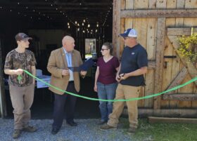RIBBON CUTTING AT MORNING GLORY ACRES