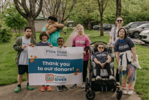 PIXIE DUST WISHES THANKS COMMUNITY