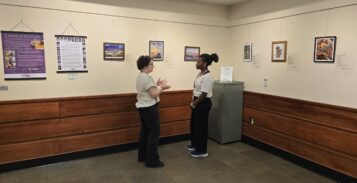 State High Students, Centre Care Residents Collaborate on Storytelling Exhibit at Schlow Library
