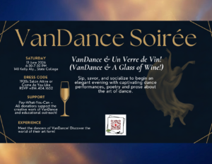 VanD ance Soiree Invitation (5.5 x 4.25 in)