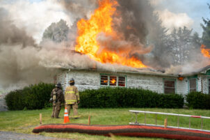 Alpha Fire Company Conducts Controlled Burn for Training Exercise in Ferguson Township