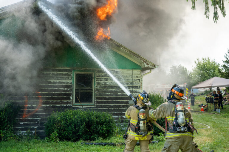 Alpha Fire Company Conducts Controlled Burn for Training Exercise in Ferguson Township