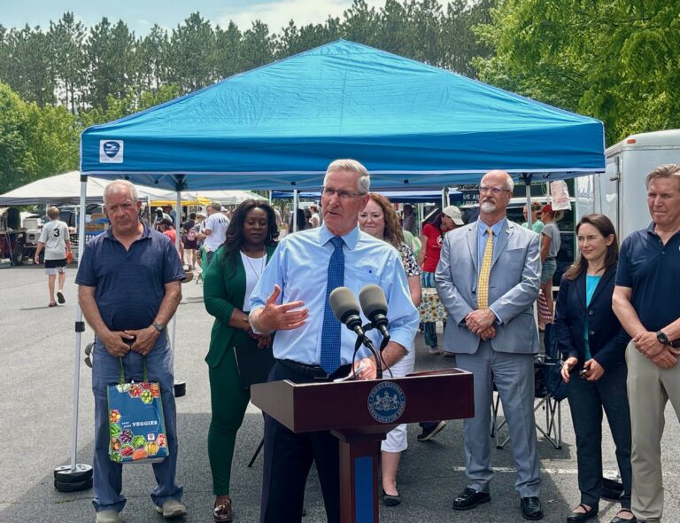 Pa., Local Officials Highlight Senior and WIC Voucher Program at Boalsburg Farmers Market