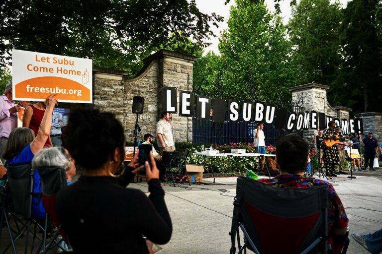 One Year After Subu Vedam’s Exoneration, Supporters Hold Vigil Calling for His Release From ICE Custody