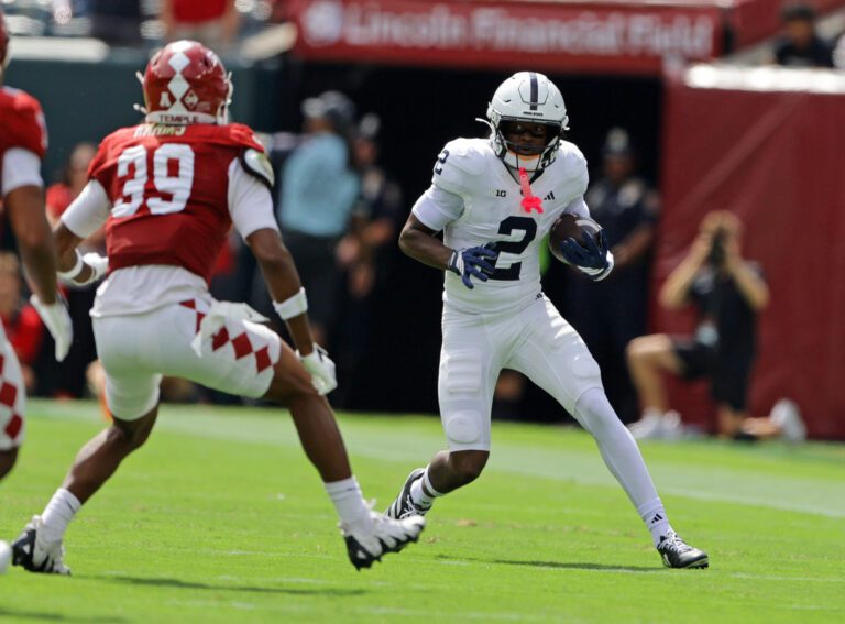 Few Snaps, Big Impact: Penn State WR Zay Robinson Impresses in Limited Role
