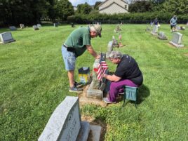 Church Volunteers Restore Historic Gravestones in Pine Grove Mills