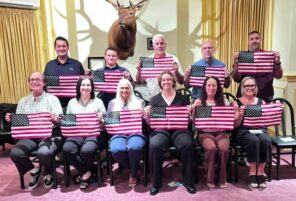 ELKS INITIATE NEW MEMBERS
