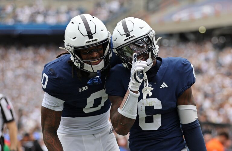 Availability Report: Penn State Receivers Chase Sowell and Koby Howard Questionable Against Purdue