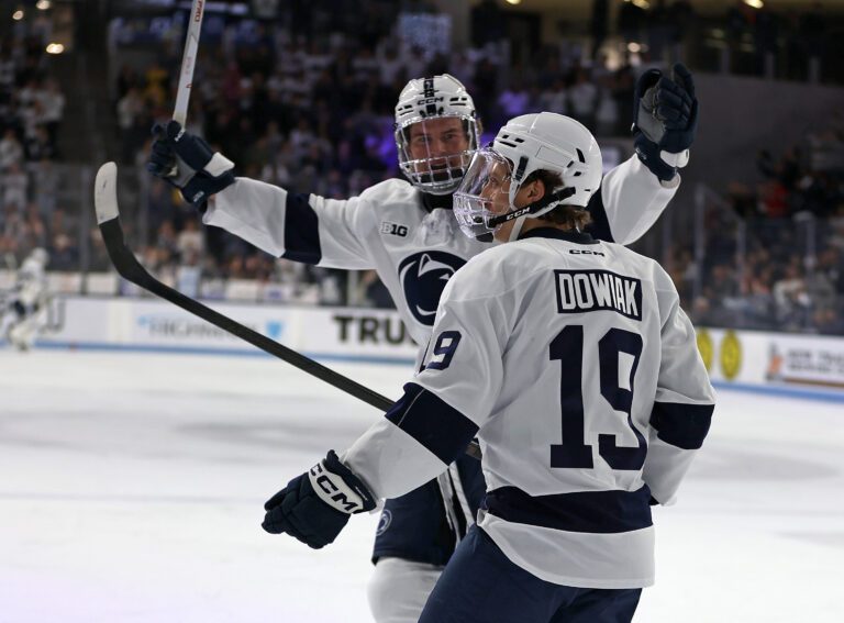 Penn State Men’s Hockey Secures First Win in Chippy Bout Against Canisius